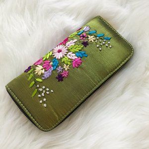 Embroidered Wallet | NWOT